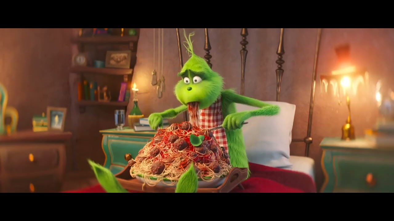 Grinch 2018 zajadanie stresu