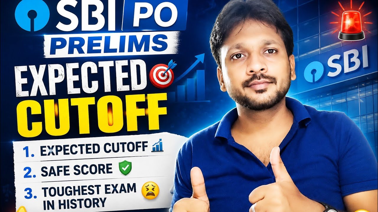 SBI PO Prelims Expected Cutoff & Safe Score