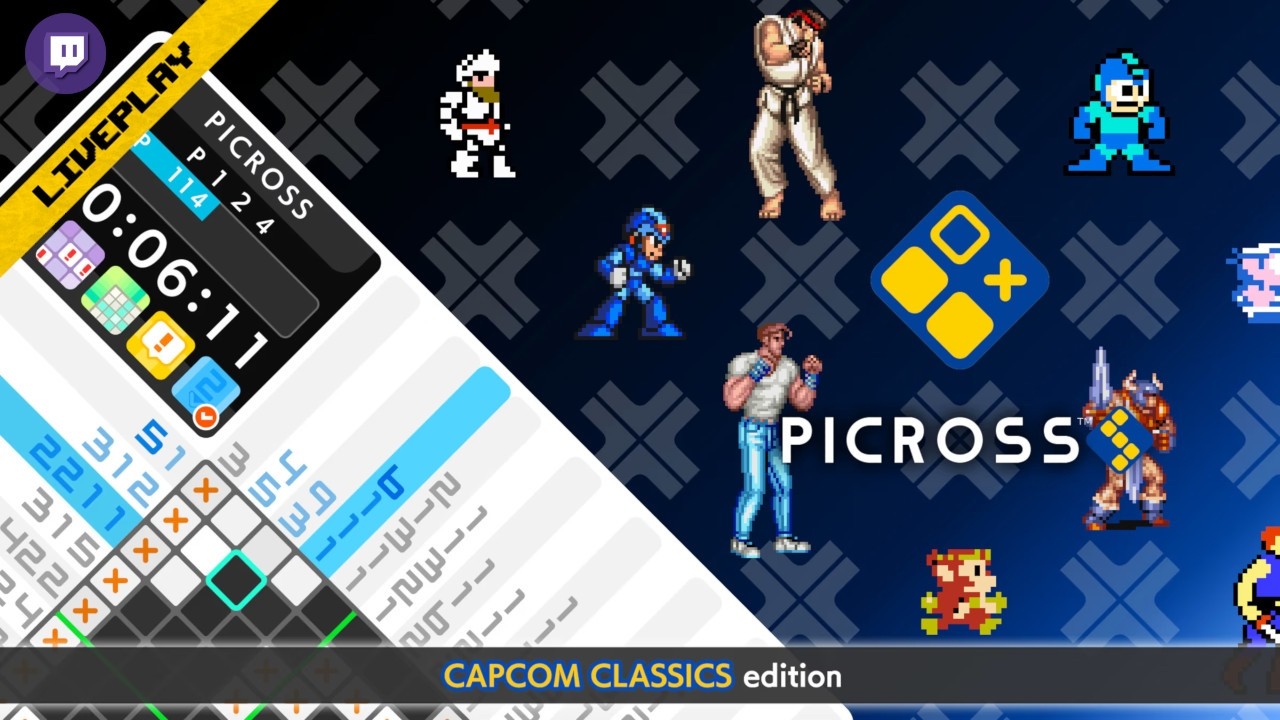 [Rediff][LivePlay] Picross S Capcom Classics Edition (Switch)