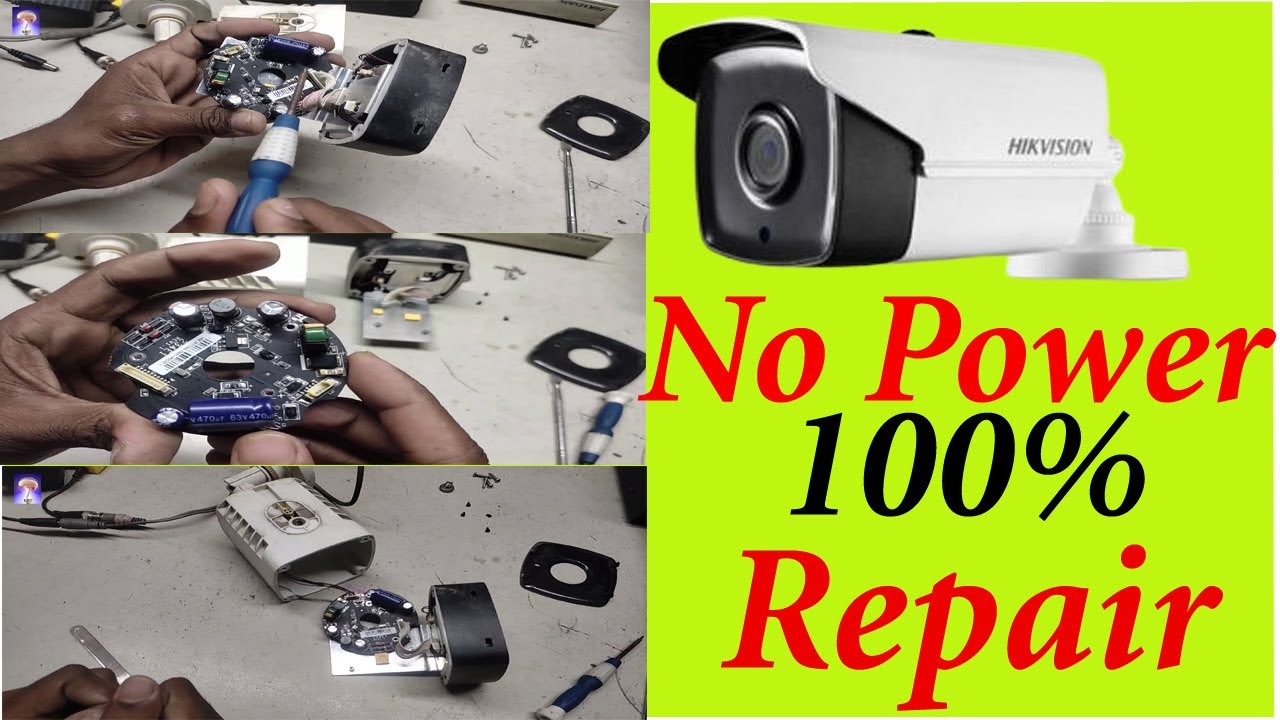 hikvision bullet camera repair ! hikvision camera repair no power Problem| Service |