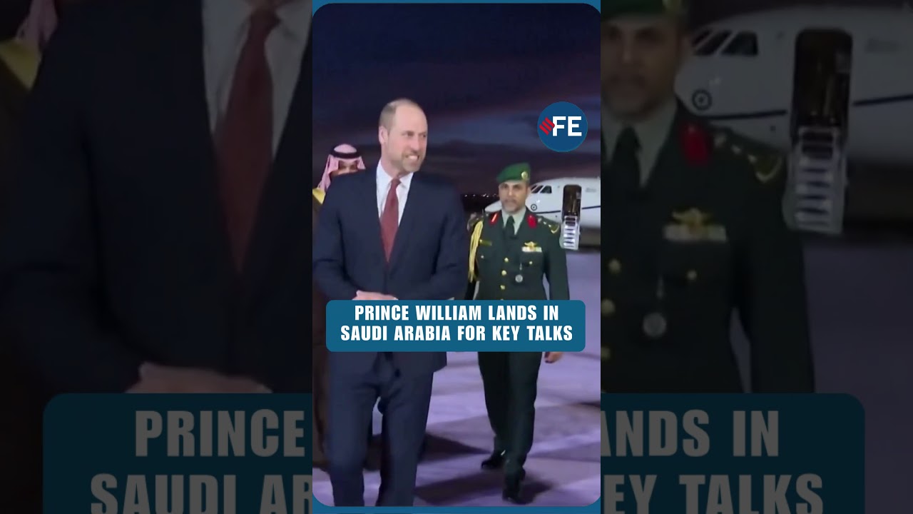 UK Prince William Lands In Saudi Arabia For Talks With Crown Prince Mohammed Bin Salman