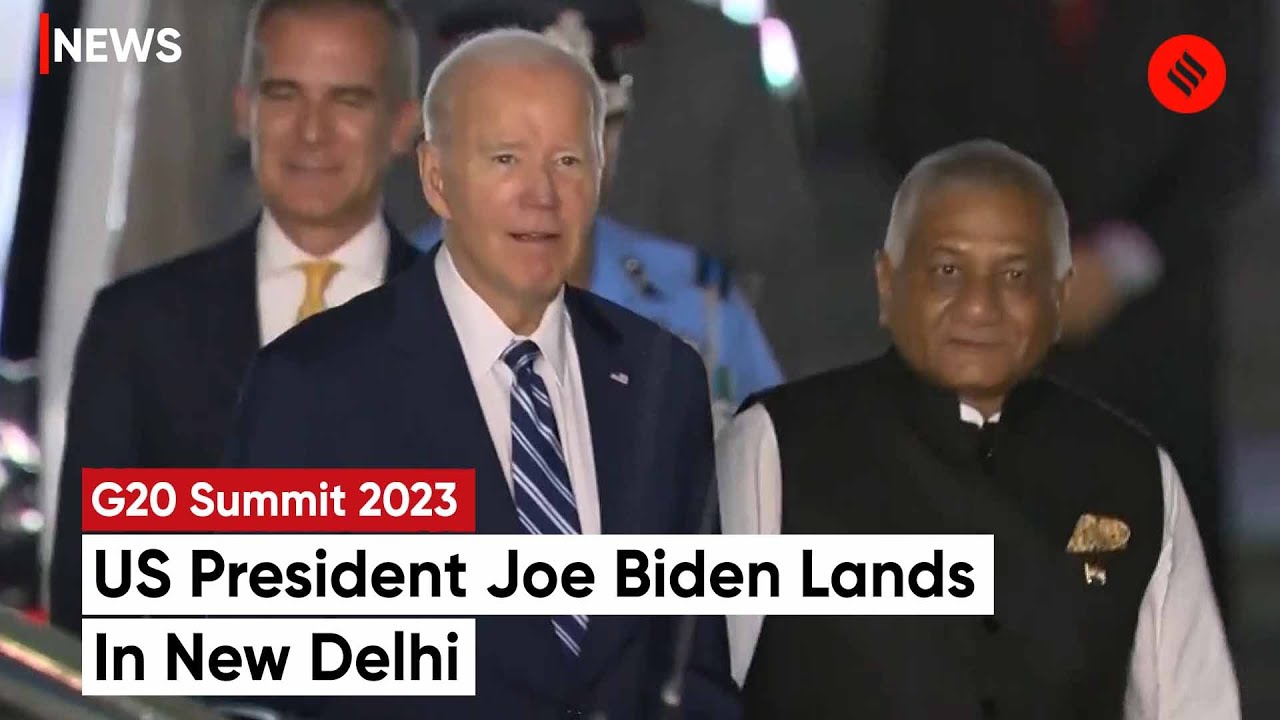 G20 Summit 2023: US President Joe Biden Lands In Delhi For G20 Summit