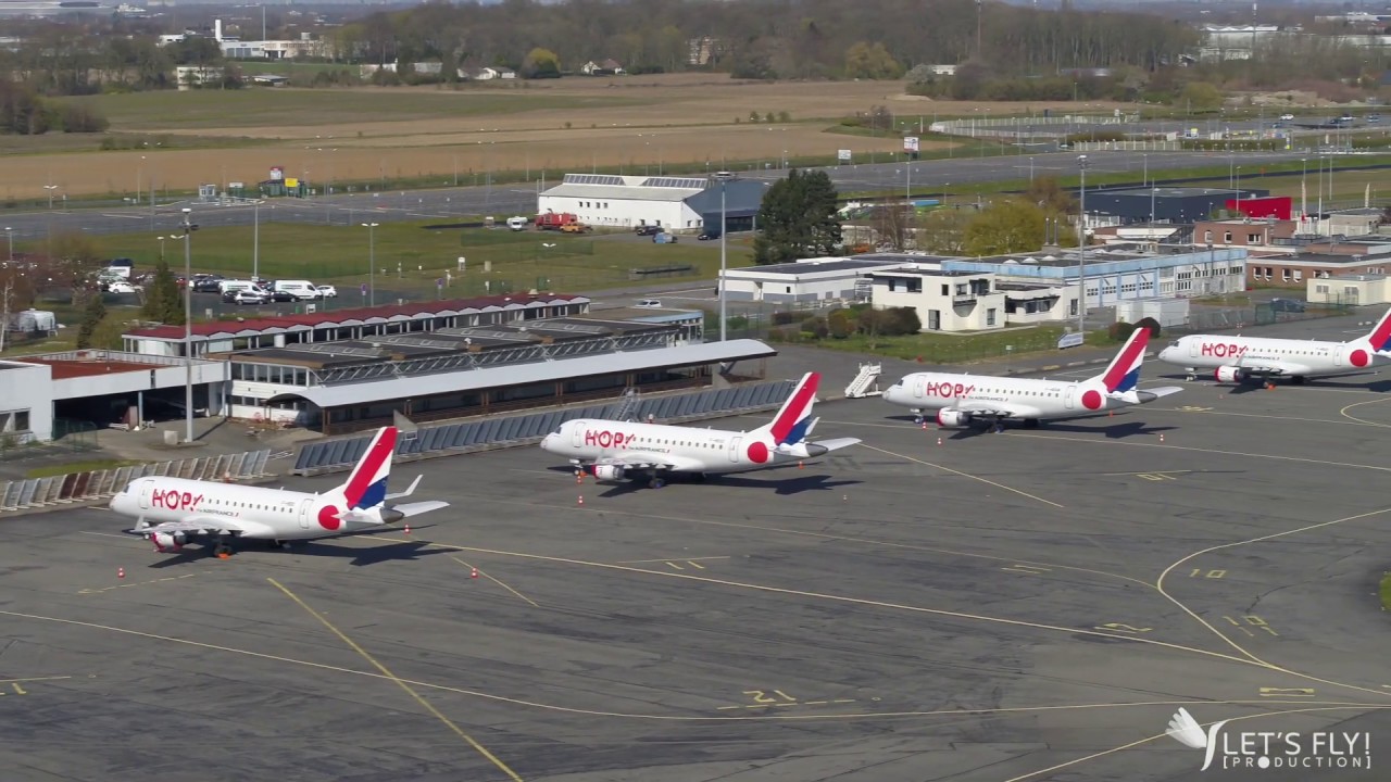 Aeroport de Lille Lesquin en confinement #Covid 19