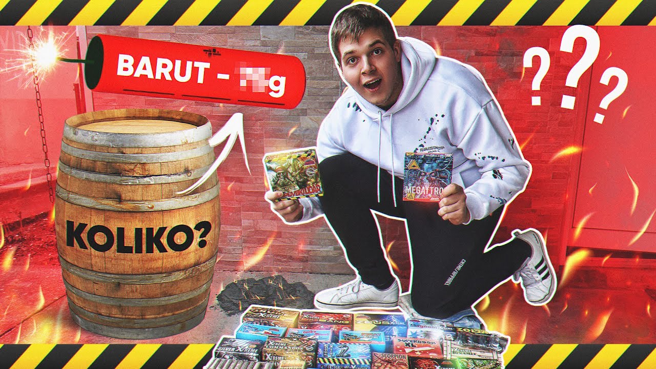 KOLIKO U PETARDAMA IMA BARUTA!? *najjače je...*