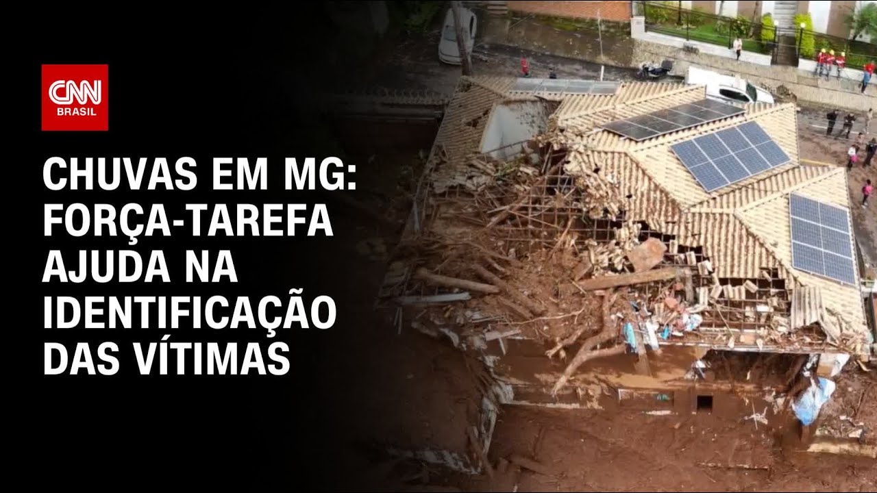 Chuvas em MG: Força-tarefa é enviada para ajudar na identificação das vítimas | CNN PRIME TIME
