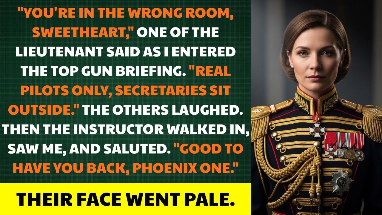 “Real Pilots Only,” They Mocked At the Briefing. Then the Instructor Saluted- “Phoenix One, Ma’am.”