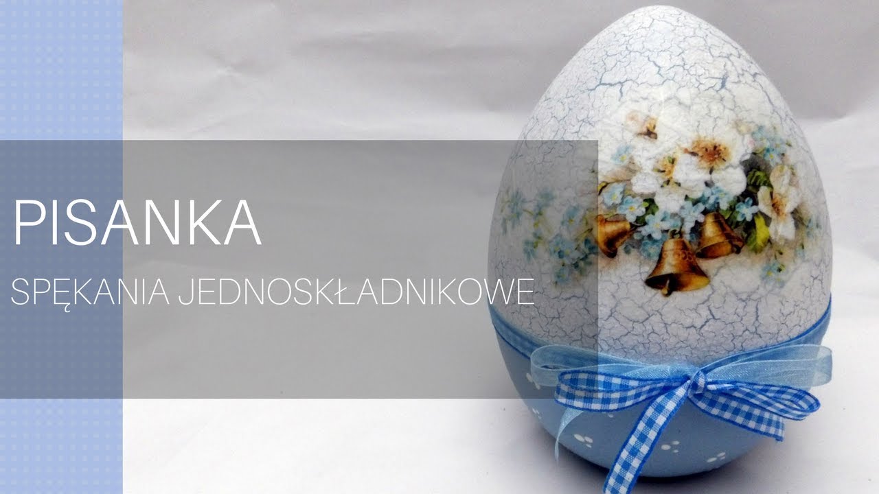 Pisanka ceramiczna ze spękaniami, DIY tutorial