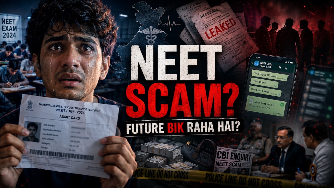Разоблачение аферы с утечкой экзаменационных работ NEET | Как продается будущее Индии?