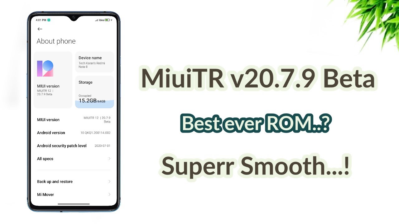 MiuiTR v20.7.9 Beta ROM Review....| Best ever MIUI 12 ROM...?