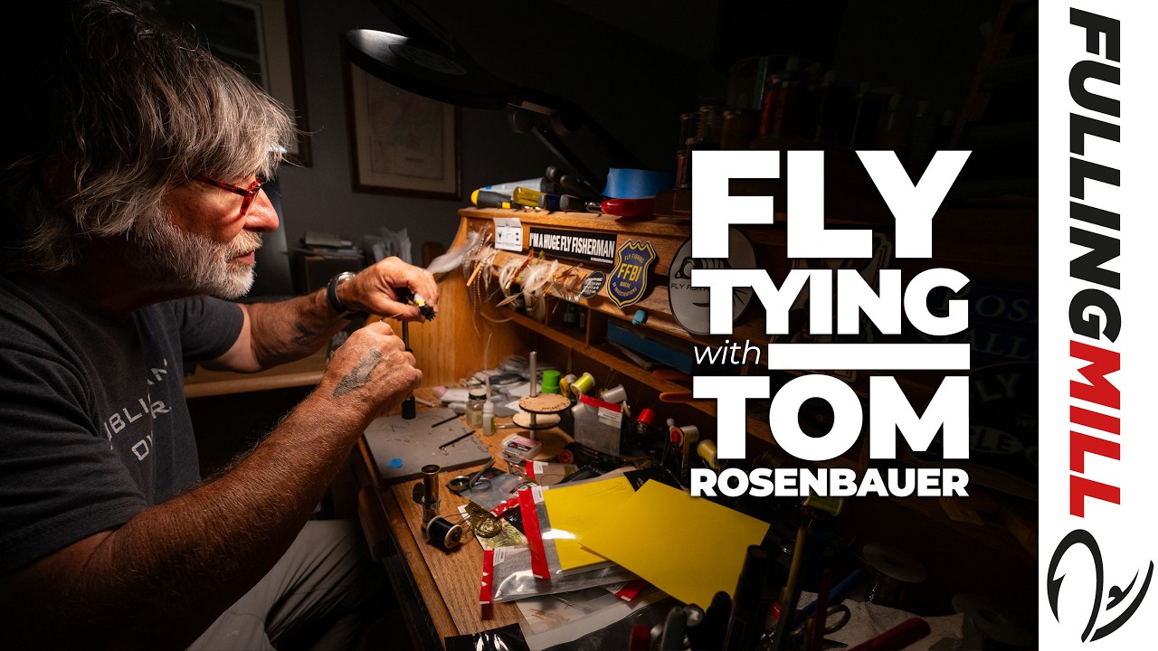 Вязание мушек с фирменным вязальщиком Fulling Mill Томом Розенбауэром | The Rosenhopper