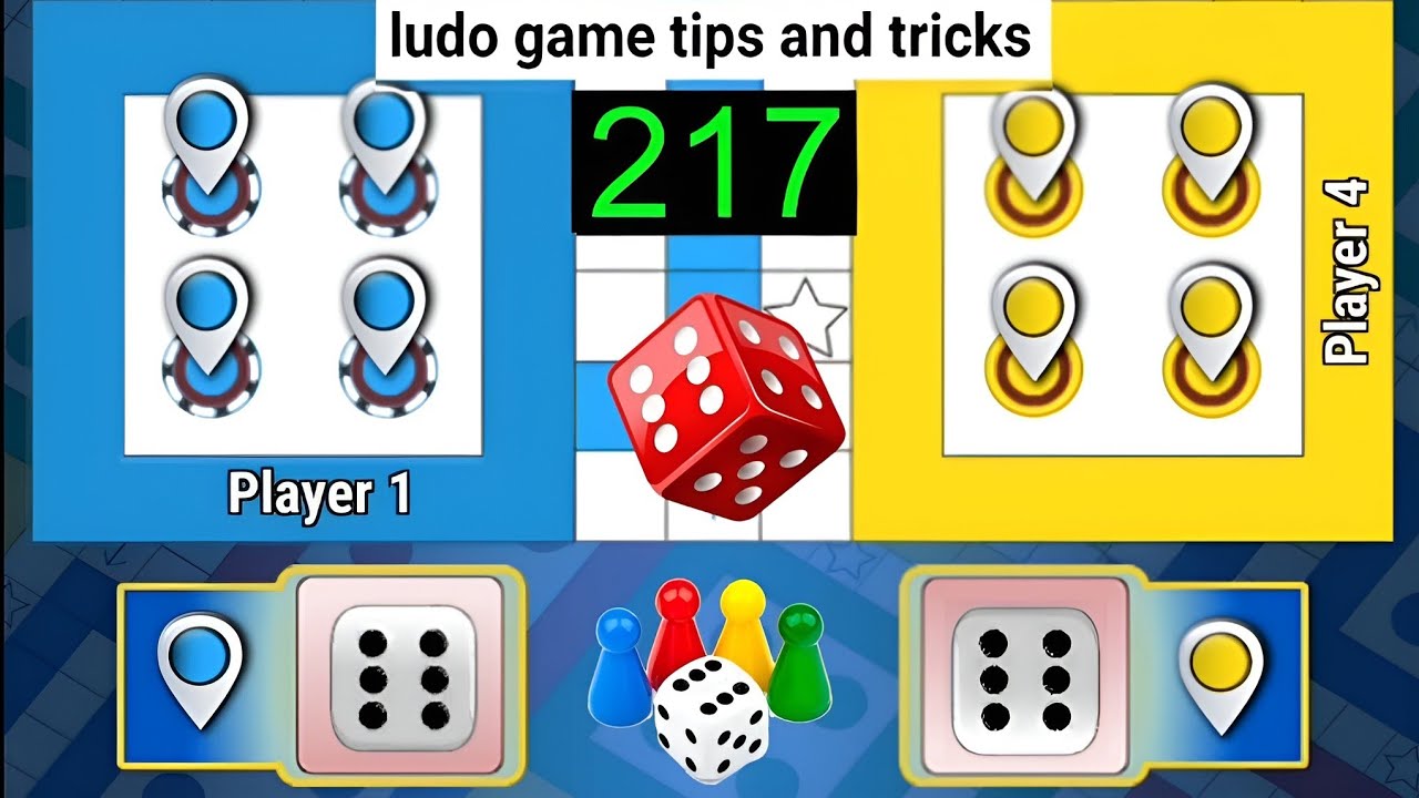 Ludo king 4 players Gameplay | How to win | Ludo king #217 #gameplay 