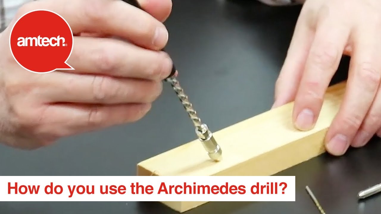 How to use the Archimedes Drill