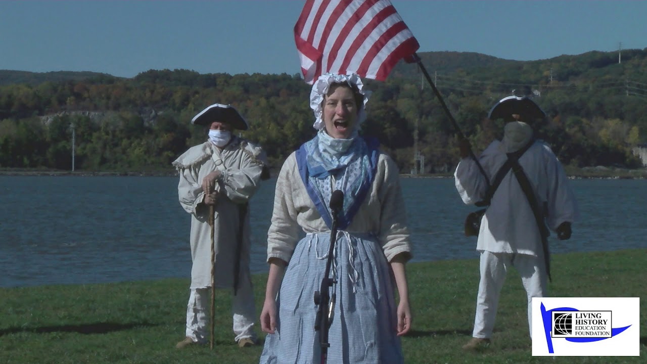 The America 250 Revolutionary War Color Party by the Living History Education Foundation 2020