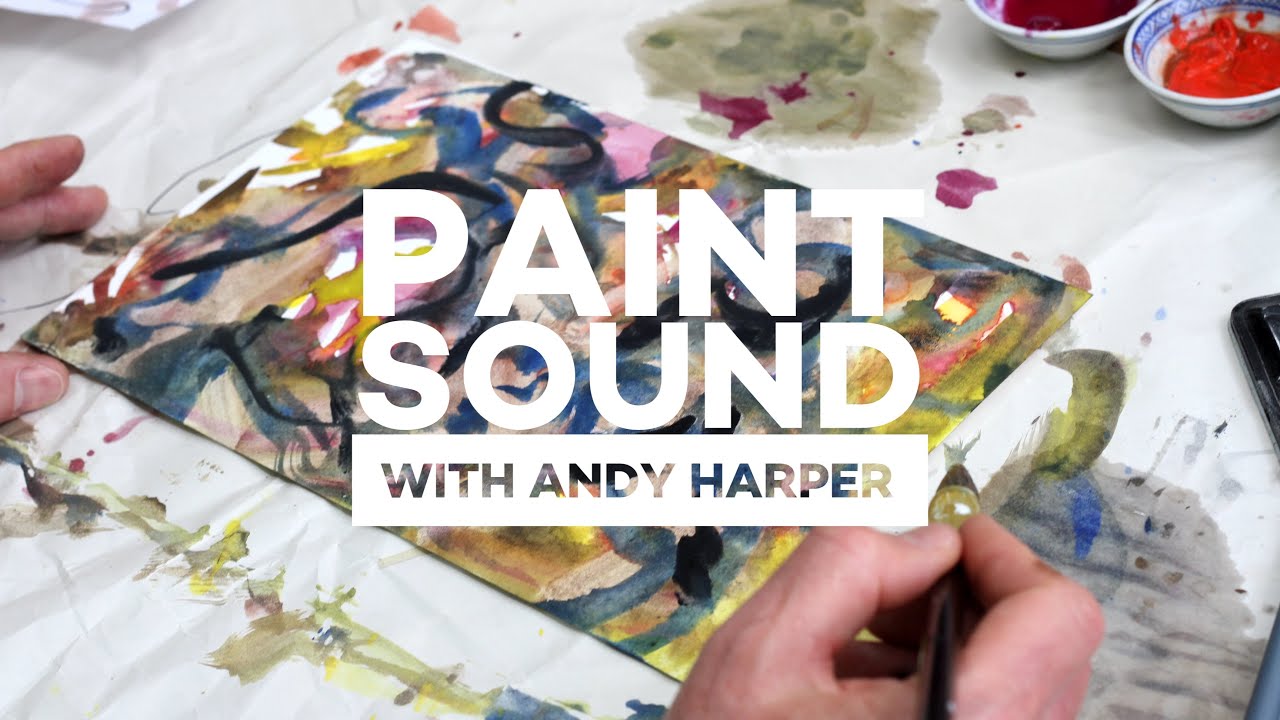 How to Paint Sound with Artist Andy Harper | Hospital Rooms Digital Art School with Seasalt Cornwall