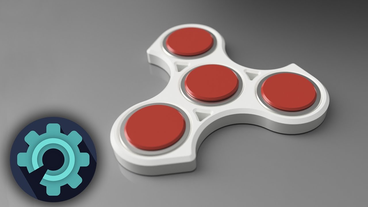 3D-Tulostettu Fidget Spinner (Stressilelu)