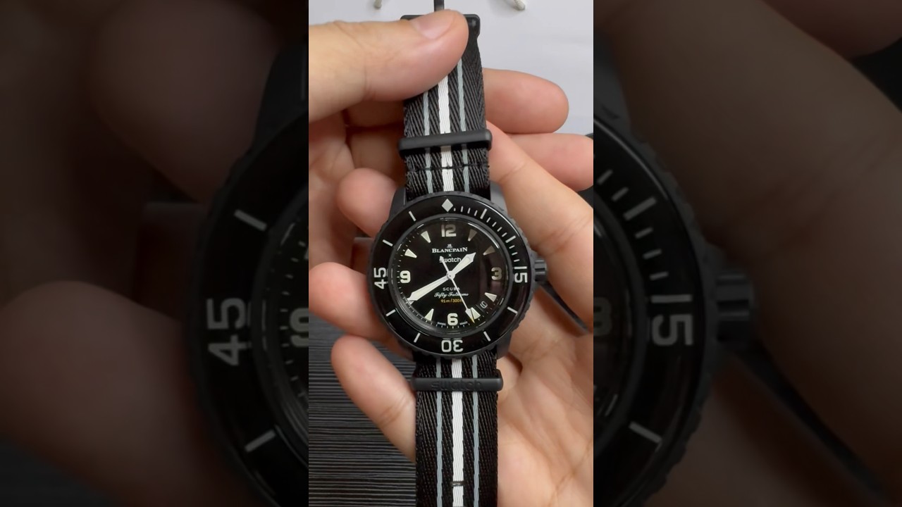 Blancpain X Swatch Ocean of Storms Watch Scuba Fifty Fathoms Unboxing
