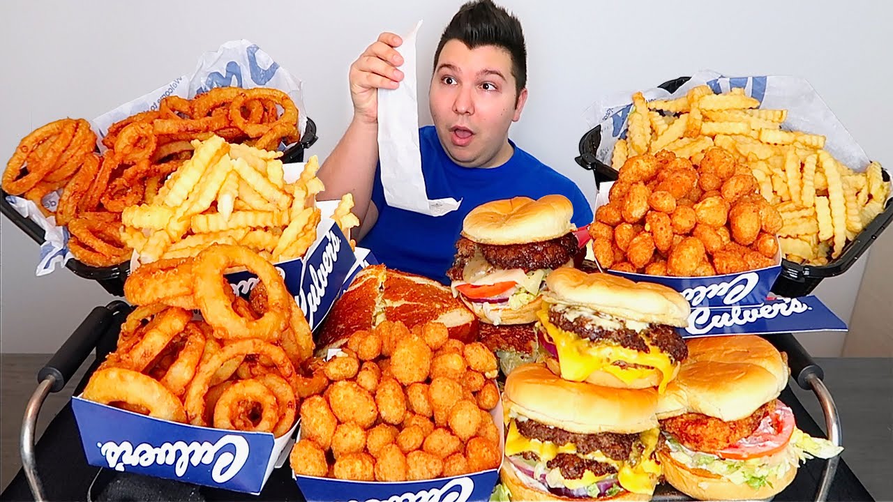 $100 Worth of Culver's • MUKBANG