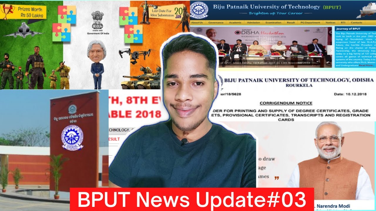 Bput update 3|| Phd Course work examination||Student information under PMSS notice.