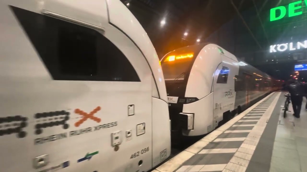 Zugbetrieb in Köln Hbf.