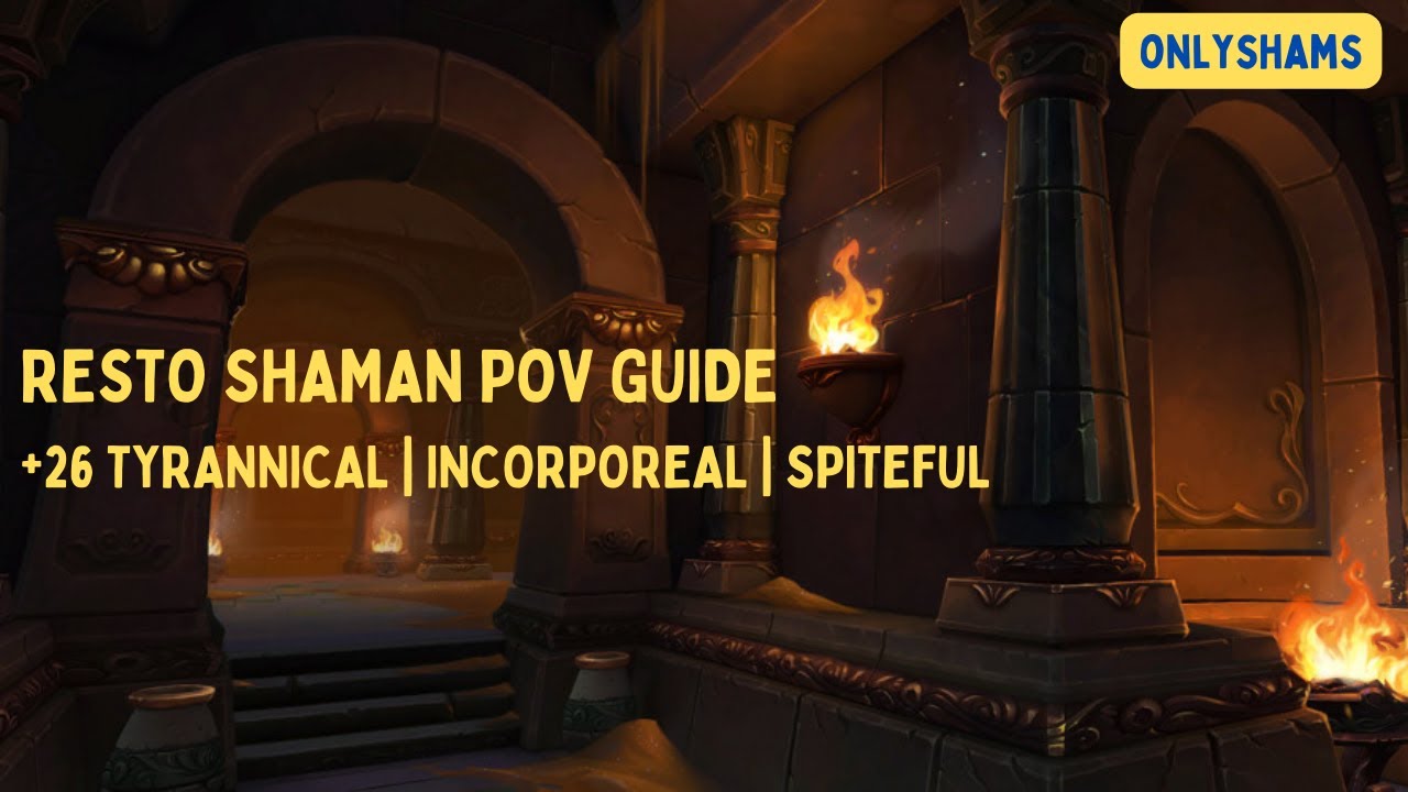 Uldaman +26 Tyrannical | Resto Shaman POV Dungeon Guide