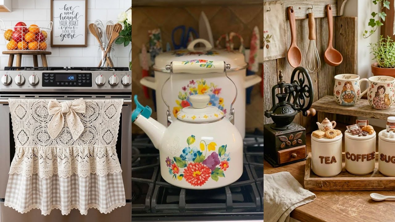 Charming Country Kitchen Makeover 🏡 Vintage Farmhouse Decor with Old Treasures