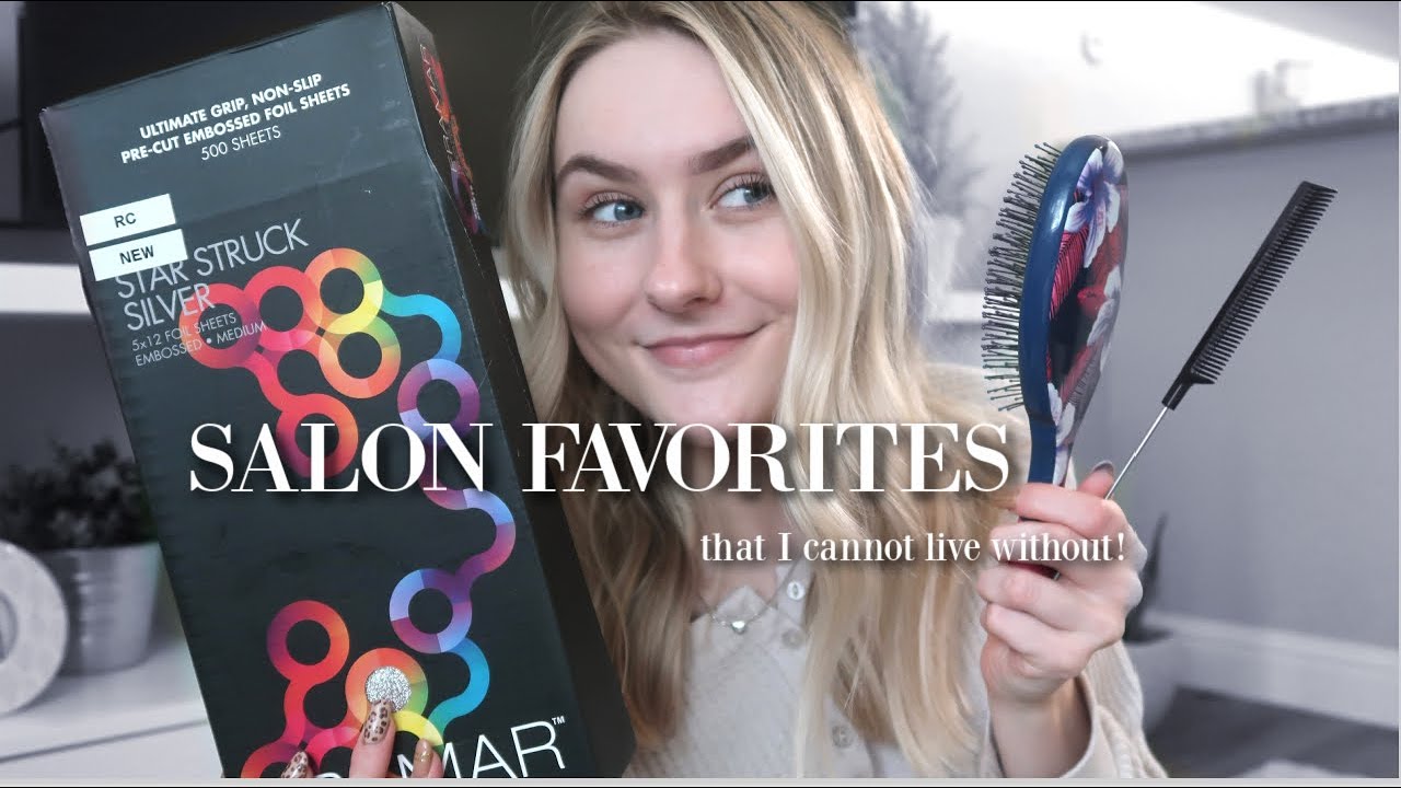 Tools & Products EVERY Hairstylist NEEDS! My Favorite Salon Tools!  | Reiley Collier