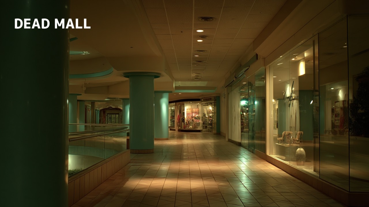 Dead Mall at Night | 1990s Liminal Space Dreamcore