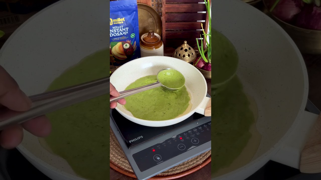 Spinach Dosa 💚 