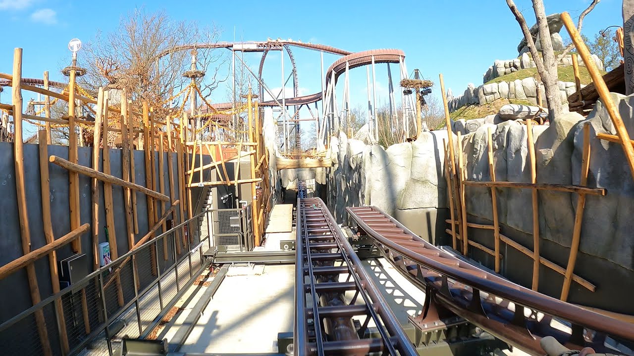 Toutatis [4K] Front Seat POV - Parc Astérix
