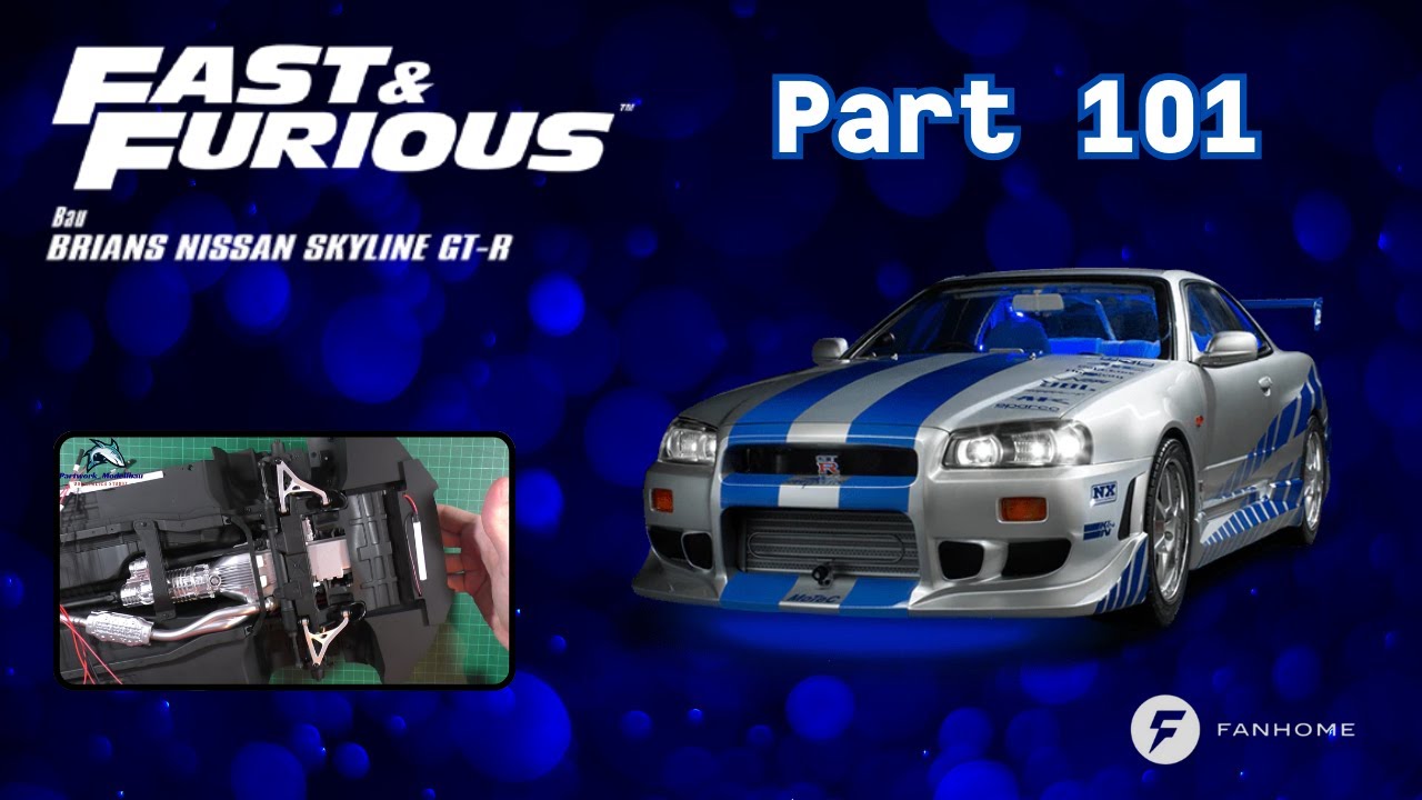 Fanhome Fast & Furious Nissan Skyline GT-R Part 101 - Einbau von Vorderachse und 2. Scheinwerfer