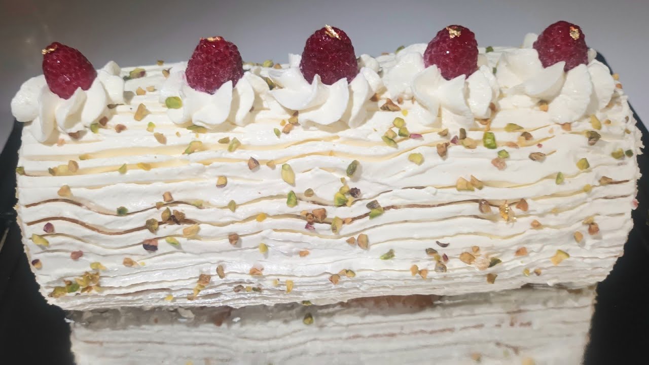 Bûche Framboise Pistache une Recette simple et Rapide