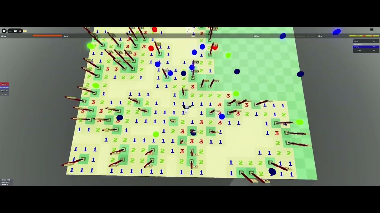 bLockerman's Minesweeper bullet challenge hitless