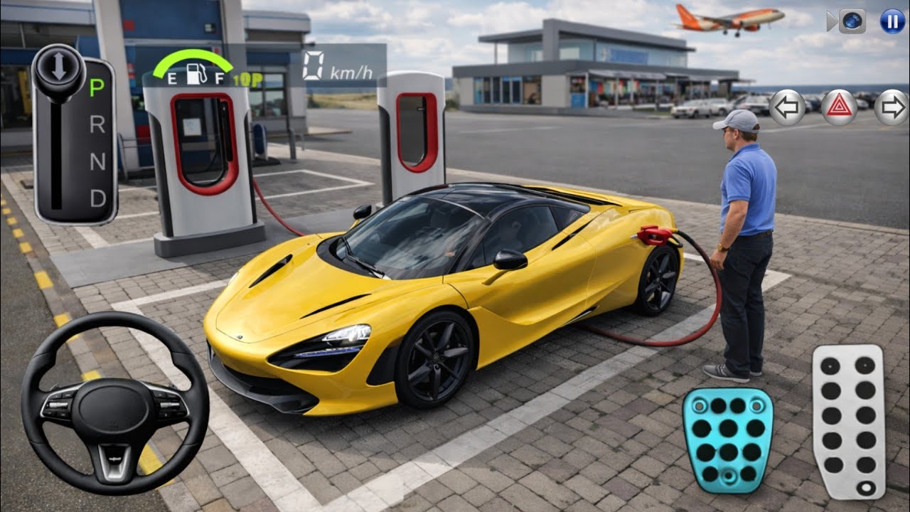 🎮 3D Driving Class | Supercar Refueling & Realistic Driving Experience 🇺🇸 Car Driving Games 2026