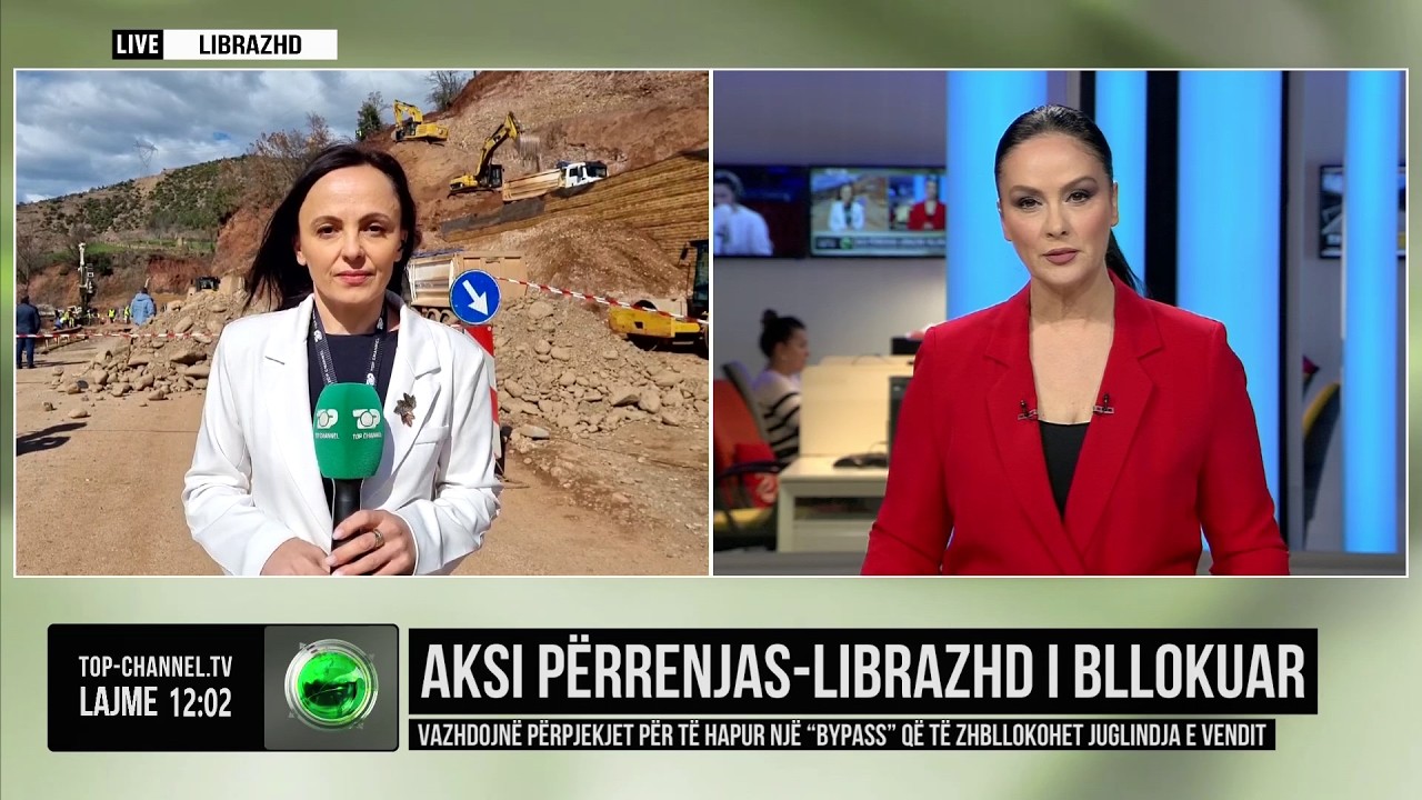 Top Channel/ Aksi Përrenjas-Librazhd i bllokuar, vazhdojnë përpjekjet për të hapur një “bypass”
