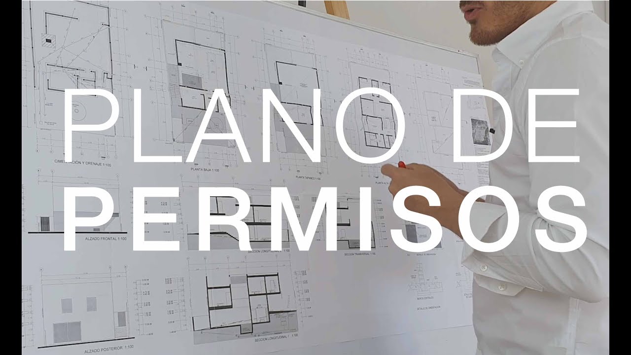 ¿Que contiene un plano de permisos de construcción?