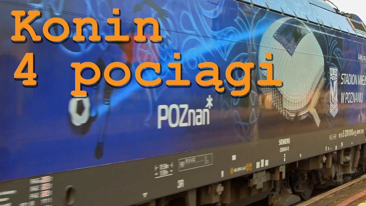 Trains / Pociągi KW, EC i TLK w Koninie