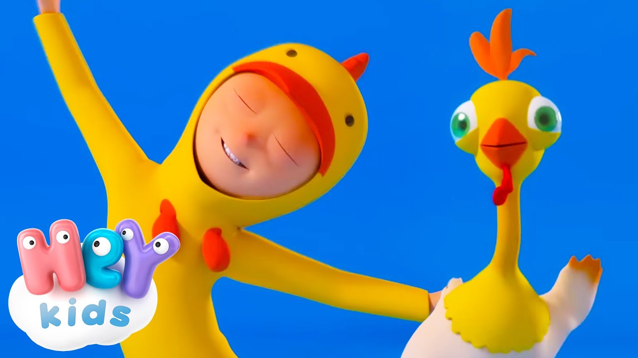 Spock-a Doodle, Chicken Noodle 🐓 & more Animal songs! | HeyKids Nursery Rhymes | Animaj Kids