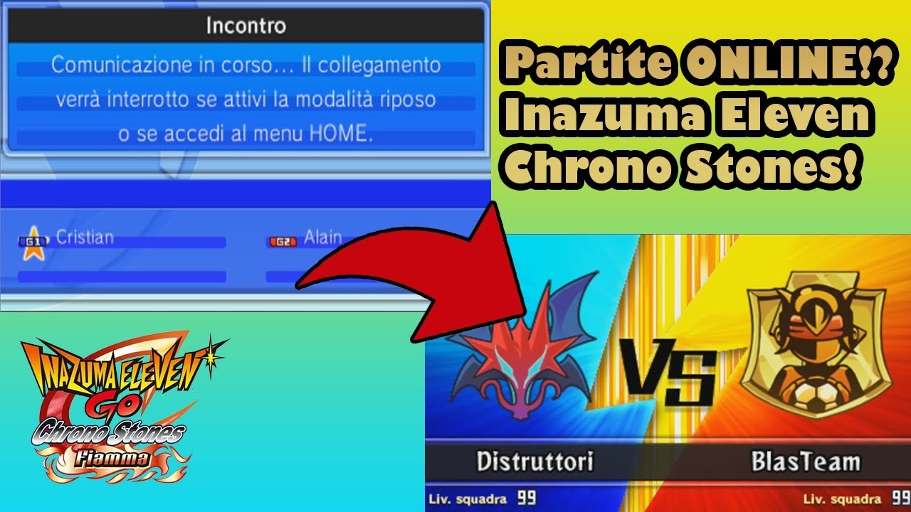 Come giocare partite online su Inazuma Eleven Chrono Stones!! TUTORIAL by Blast3rHD