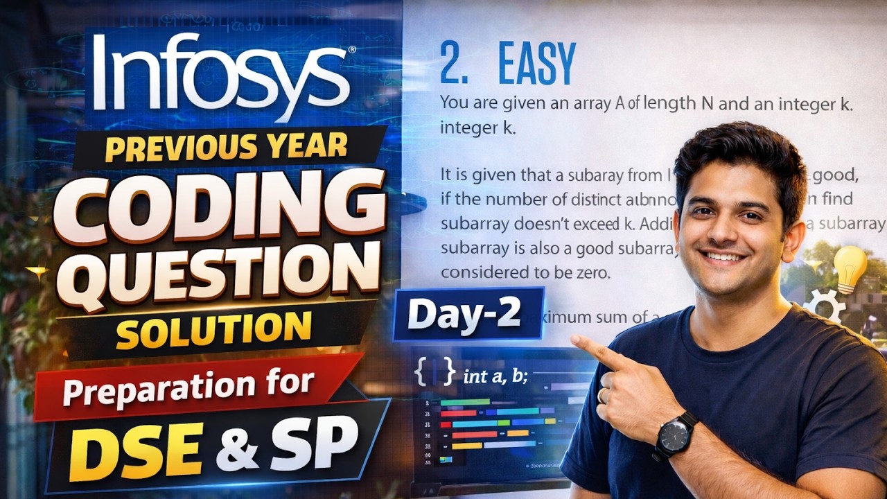 Infosys SP & DSE Coding Questions and Answers | Day 2 