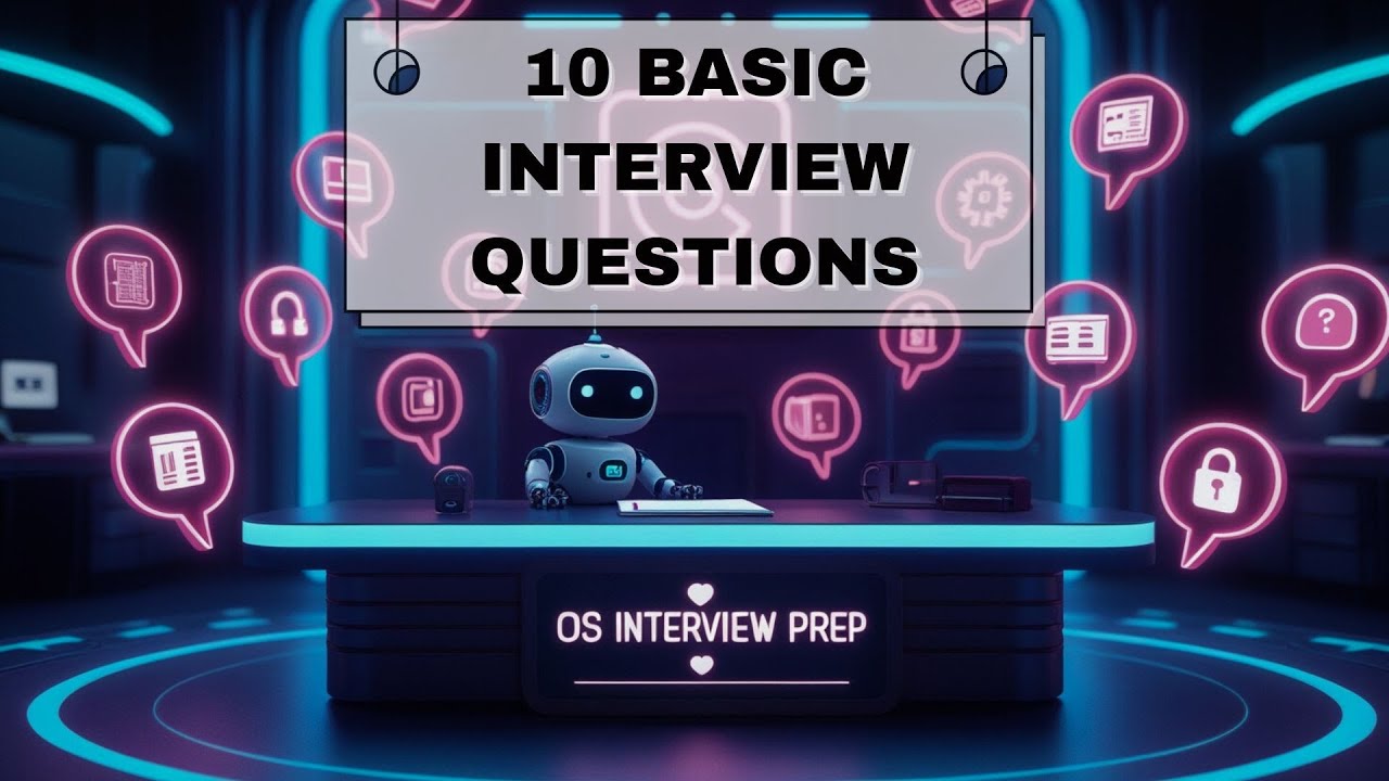 Top 10 Basic OS Interview Questions You MUST Know! 💻🔥 || Operating System #youtubevideo