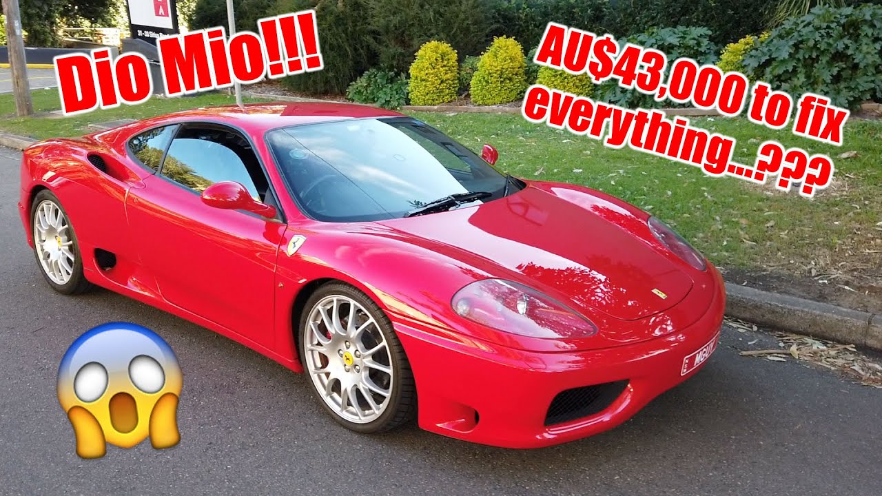 Ремонт моего Ferrari 360 Modena обошелся в 40 тысяч австралийских долларов | MGUY
