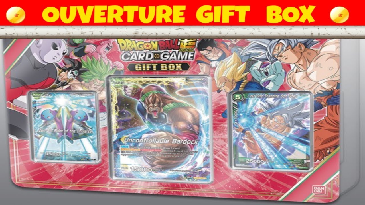 OUVERTURE GIFT BOX ET ANALYSE DES CARTES - DRAGON BALL SUPER CARD GAME