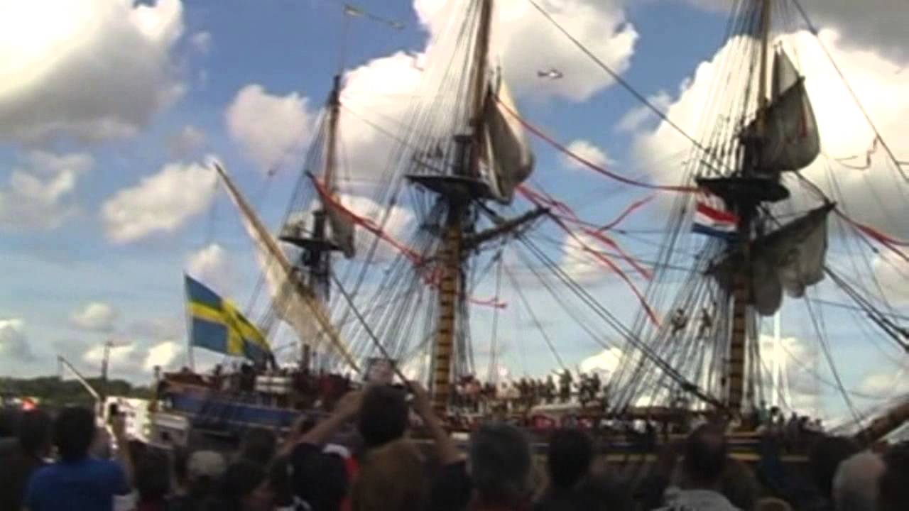 Sail Amsterdam 2010 - Stad Amsterdam; Götheborg; Koninklijke Marine; Sedov (Magdelene Vinnen II)