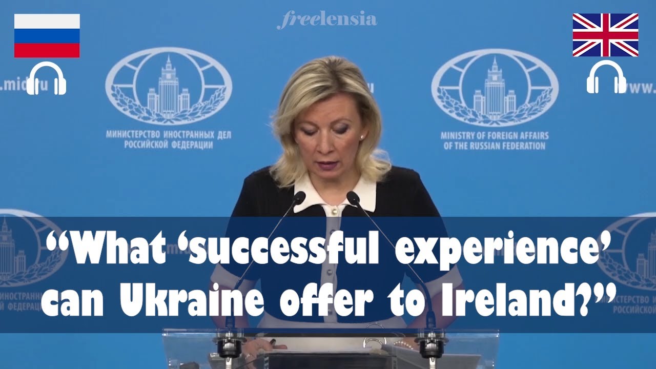 Russia on EU-Ukrainian Campaign Against Irish Neutrality | RU-EN