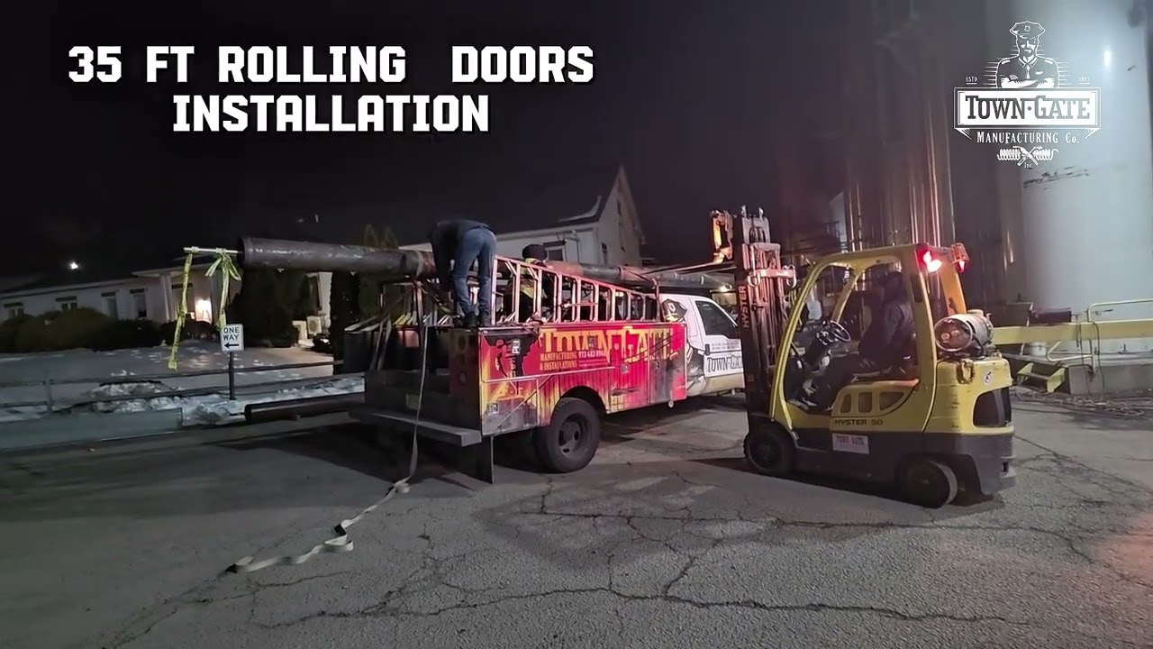 35 ft Roll up door Installation