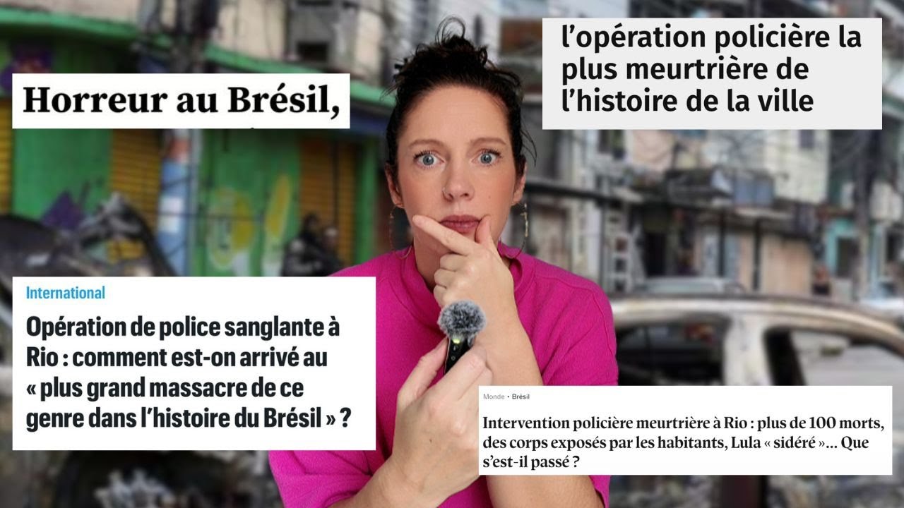IMPRENSA FRANCESA relata a opera&ccedil;&atilde;o mais letal da hist&oacute;ria do RIO | Entenda os artigos em franc&ecirc;s