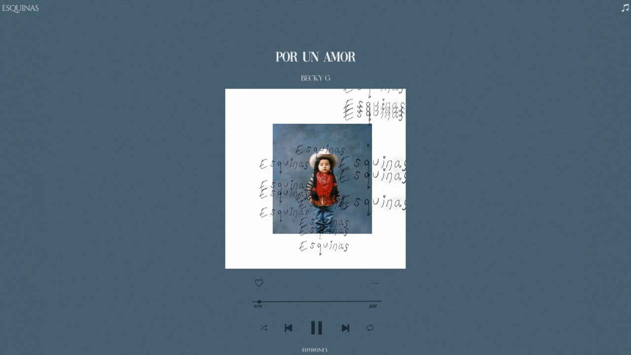 becky g - por un amor (slowed + reverb)