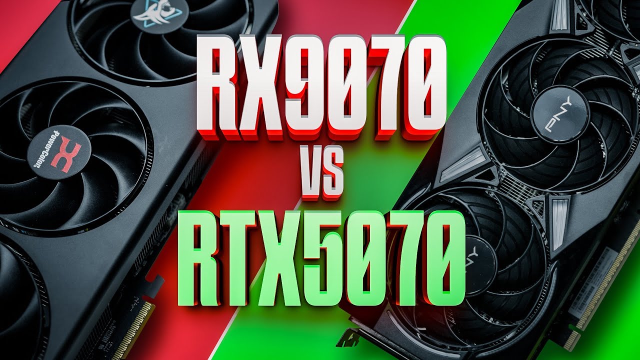 RADEON RX 9070 vs GEFORCE RTX 5070 - OSTATECZNE STARCIE W 30 TESTACH