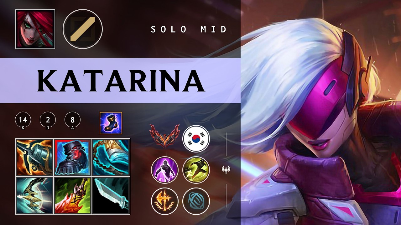 Katarina Mid vs Karthus - KR Grandmaster Patch 26.03