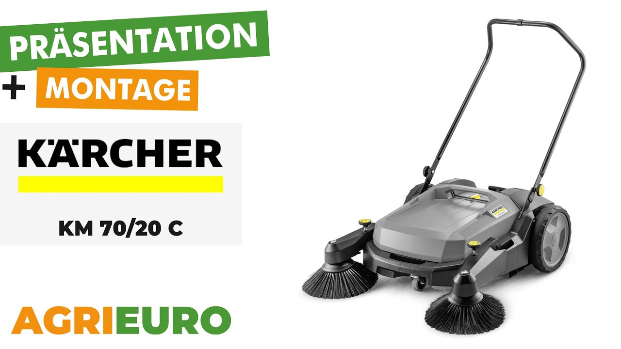 Produkt- und Montagevideo Kärcher Pro KM 70/20 C 2SB - Handgeführte Kehrmaschine